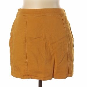 Forever 21 Mustard Yellow Denim Skirt - Size M